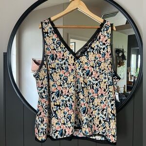 Halogen Floral Tank 3X